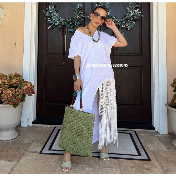 ZARA BLOGGER FAVE!!! Linen Midi Dress NWT LAST ONE!!! - Picture 9 of 16